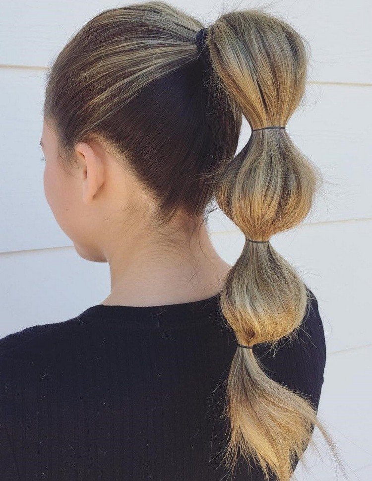 Bubble Braids frisure instruktioner Hurtig Updo frisurer til piger